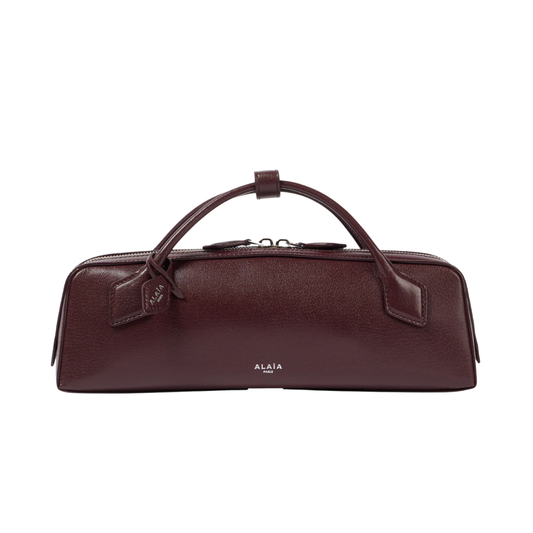 Le Teckel Small calf hair clutch