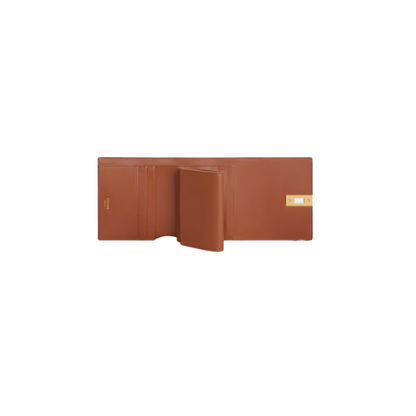 Small Trifold wallet 16 IN SATINATED CALFSKIN