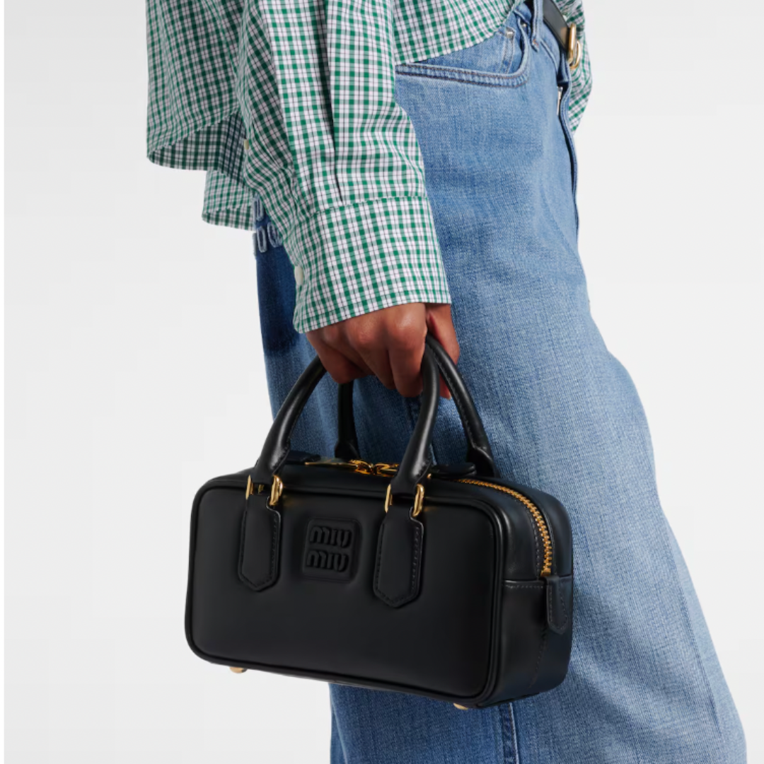 Arcadie leather tote bag