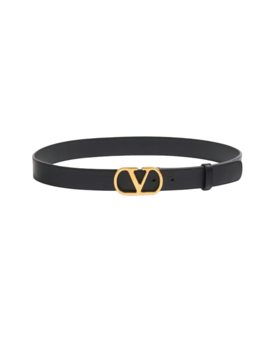 Black Valentino Belt
