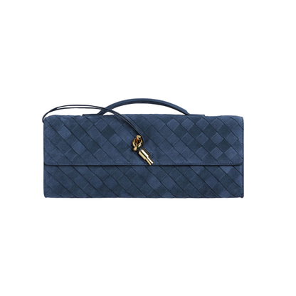 Suede Andiamo Clutch Bag