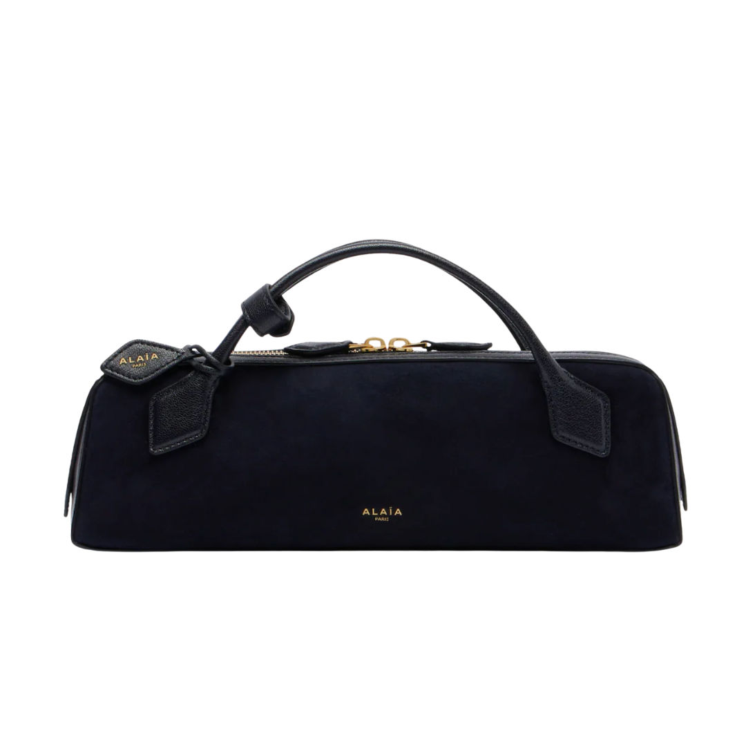 Le Teckel Small calf hair clutch