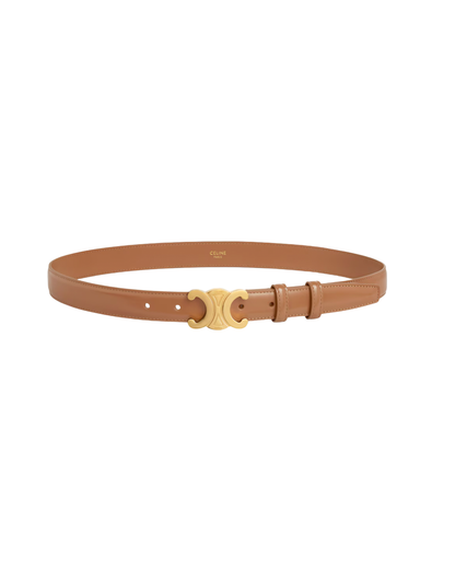 Camel Triomphe Belt IN Taurillon Leather