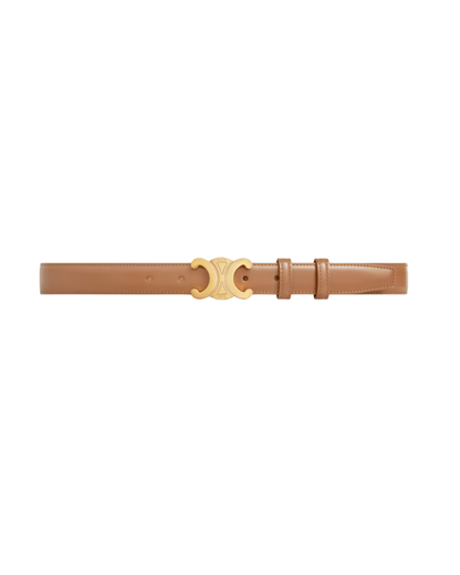 Camel Triomphe Belt IN Taurillon Leather